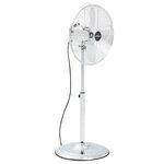 vidaXL Ventilateur sur pied 3 vitesses 40 cm Chrome