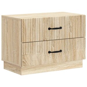 vidaXL Cabinet de chevet avec tiroir Chêne Sonoma 62 x 34 5 x 44 5 cm