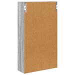 vidaXL Armoire murale de salle de bain Gris Sonoma 40 x 14 x 70 cm