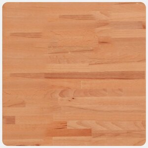 vidaXL Dessus de table 50x50x2 5 cm carré bois massif de hêtre