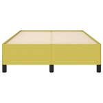 vidaXL Cadre de lit sans matelas vert 120x200 cm tissu