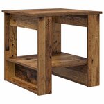 vidaXL Table basse Bois ancien 51 x 50 x 50 cm Bois d'ingénierie