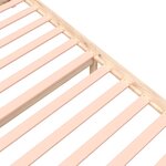 vidaXL Cadre de lit sans matelas bois massif 120x190 cm