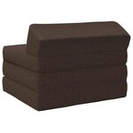 vidaXL Canapé-lit pliable Taupe 200 x 70 x 10 cm Tissu