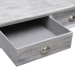 vidaXL Table basse Gris 100 x 50 x 45 cm Bois