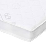 vidaXL Sur-matelas 90 x 200 cm Mousse de gel 7 cm