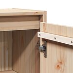 vidaXL Armoire murale 30x30x60 cm Bois de pin massif