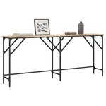 vidaXL Table console chêne sonoma 180x29x75 cm bois d'ingénierie