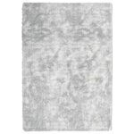 vidaXL Tapis shaggy à poils longs NAVARRA gris clair 120x170 cm