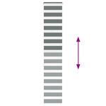 vidaXL Store zèbre gris foncé largeur du tissu 40 9 cm polyester