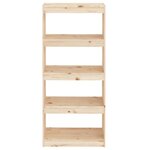vidaXL Bibliothèque/Séparateur de pièce 60x30x135 5 cm Bois de pin
