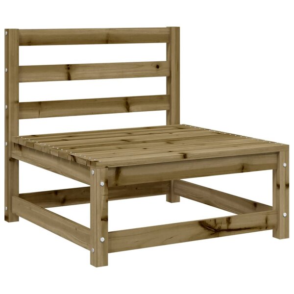 vidaXL Canapé de jardin sans accoudoirs 70x70x67 cm bois pin imprégné