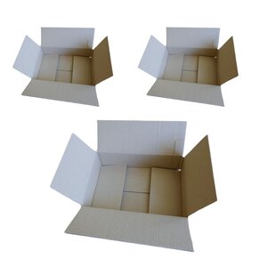 3 cartons d'emballage 31 x 21 x 7 5 cm
