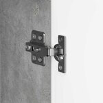 vidaXL Meuble TV Gris Béton 150 x 31 x 50 cm Bois d’ingénierie
