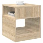vidaXL Table d'appoint Chêne Sonoma 40 5 x 40 x 45 cm