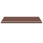 vidaXL Auvent rétractable automatique avec LED marron 600x300 cm