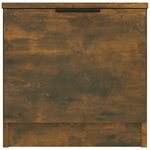 vidaXL Tables de chevet 2 Pièces Chêne fumé 40x39x40 cm
