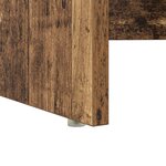 vidaXL Bureau avec Rangement Vieux Bois 120.5x44x88.5 cm Bois d'ingénierie