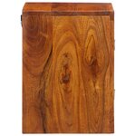 vidaXL tables de chevet 2 Pièces 35x30x40 cm Bois massif d'acacia