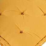 vidaXL Coussin de canapé sur palette Jaune tissu