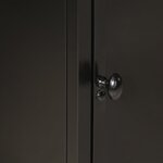 vidaXL Armoire de salle de bain 40x27x90 cm fer et bois de manguier