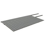 vidaXL Panneaux de terrasse et accessoires WPC Marron/gris 36 m² 2 2 m