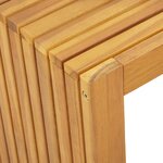 vidaXL Table Basse de Jardin 90x45x35 cm Bois Massif Acacia