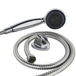 RIDDER Jeu de pomme de douche avec 8 réglages St. Lucia Chrome 91110