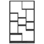 vidaXL Bibliothèque noir 72x20x120 cm bois d'ingénierie