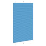vidaXL Store plissé bleu 115x200 cm largeur du tissu 114 4cm polyester