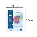 Chemise À Élastiques 3 Rabats Polypropylène Opaque Krea Cover - A4 - Blanc - X 25 - Exacompta