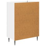 vidaXL Armoire à tiroirs Blanc 66 x 34 5 x 89 5 cm Bois d'ingénierie