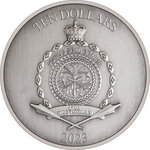 Pièce de monnaie en argent 10 dollars g 93.3 (3 oz) millésime 2023 argonath