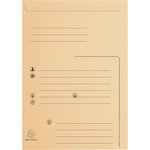 Chemises  dossier 2 rabats préimprimée capacité de 200 feuilles A4, carte 240 x 320 mm, Assortis (paquet 25 unités)