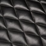 Vidaxl fauteuil tube noir 62x58x65 cm cuir véritable