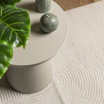 vidaXL Tapis IZA poils courts style scandinave crème 160x230 cm