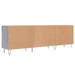 vidaXL Meuble TV sonoma gris 150x30x50 cm bois d'ingénierie