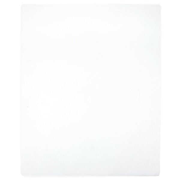 vidaXL Drap-housse Jersey Blanc 100x200 cm Coton