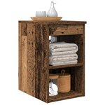 vidaXL Meuble de Salle de Bain In-between Bois ancien 30 x 35 x 50 cm