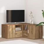 vidaXL Armoire d'angle chêne artisanal 160x40x45 cm bois d'ingénierie