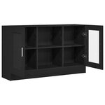 vidaXL Buffet Noir 120 x 30.5 x 70 cm Bois d'ingénierie
