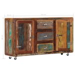 vidaXL Buffet 150x43x86 cm Bois de récupération massif