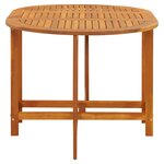vidaXL Table de jardin 130x90x72 cm Bois d'acacia massif