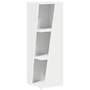 vidaXL Étagère latérale Blanc 33 x 32 x 100 5 cm Bois d'ingénierie