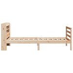 vidaXL Cadre de lit avec tête de lit sans matelas 90x200 cm