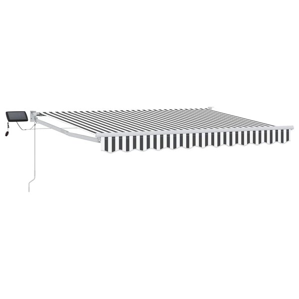 vidaXL Store rétractable manuel avec LEDs 3 x 2 5 m
