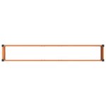 vidaXL Jardinière surélevée Marron 200 x 30 x 36 cm WPC et Aluminium