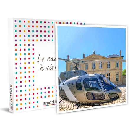 Smartbox - coffret cadeau - vol en hélicoptère de 30 min en duo autour du château de versailles et des yvelines