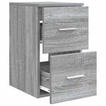 vidaXL Meuble de Salle de Bain In-between Sonoma gris