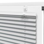 vidaXL Store plissé gris clair 85x150 cm largeur du tissu 84 4 cm